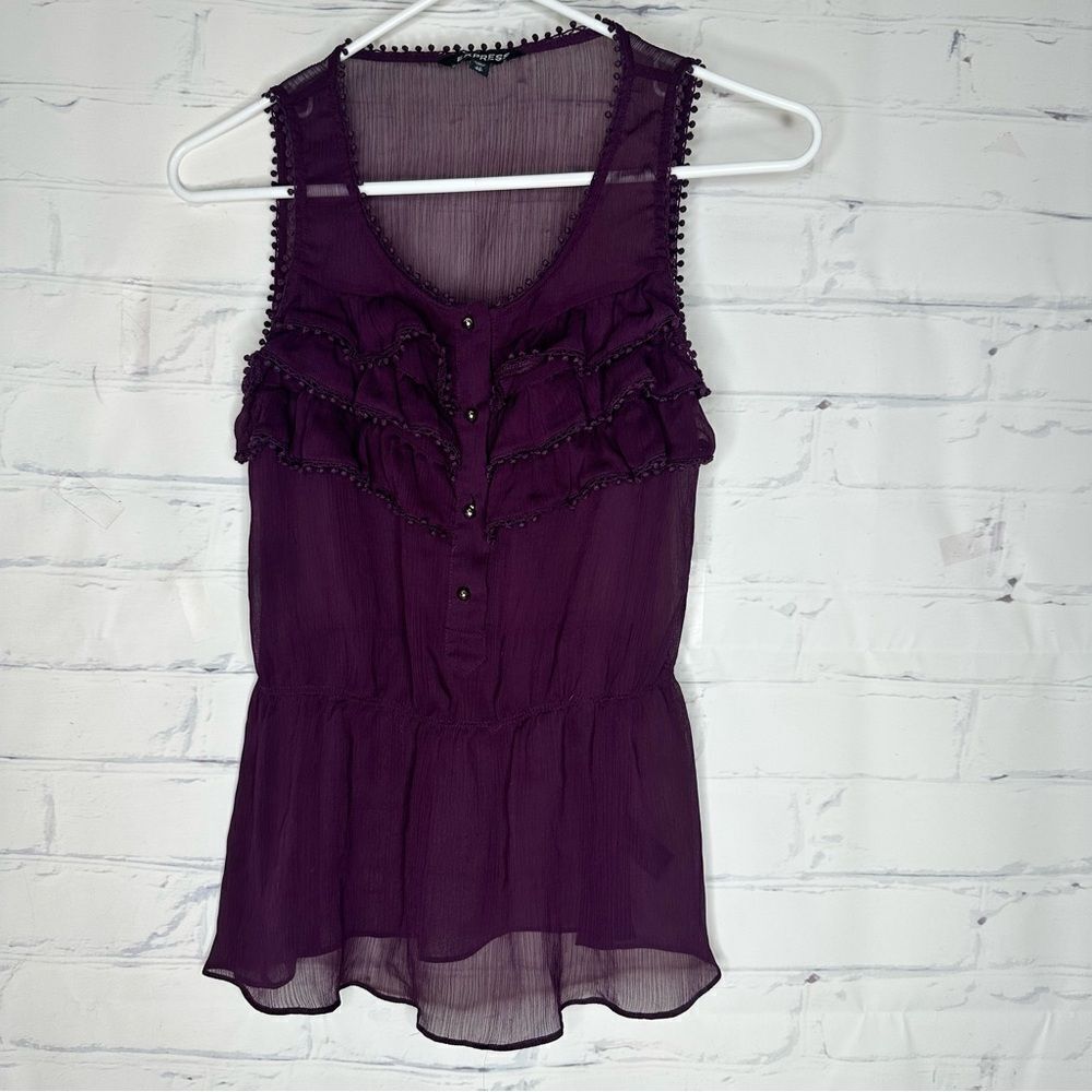 Express XS purple top‎